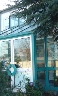 Eingangsbereich Tierpension